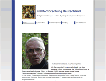 Tablet Screenshot of nahtodforschung.com